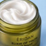 ÉRIDAN Elixir of Youth maska za usne, otvorena teglica sa kremastom teksturom